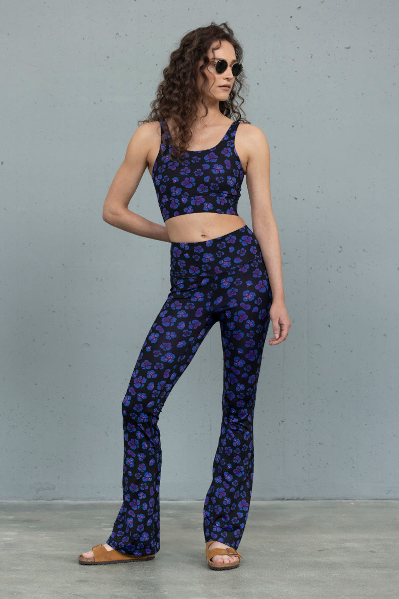 Flared Leggings Wild Violets | Hey Honey & Active Wear