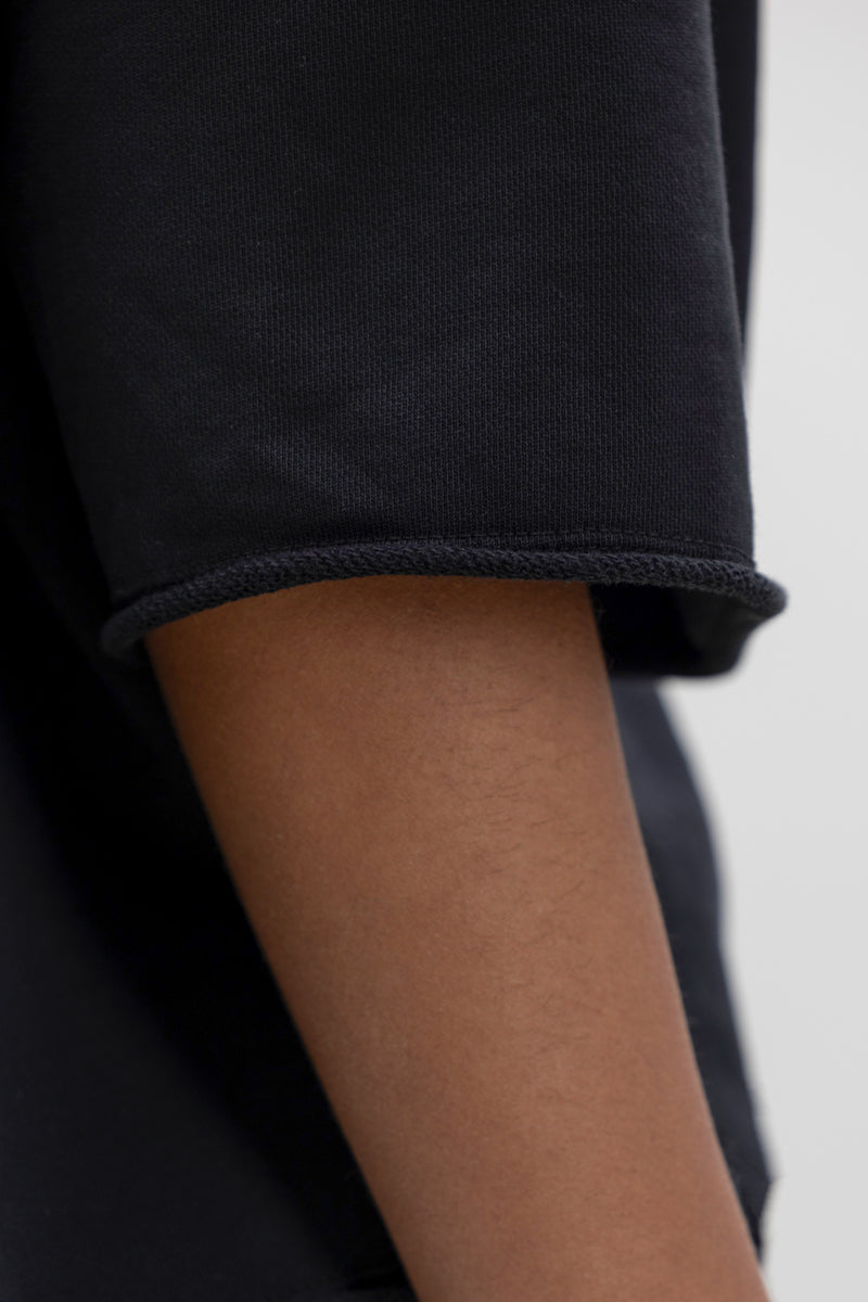 Short Sleeve Sweat Black | Hey Honey Yoga & Active Wear