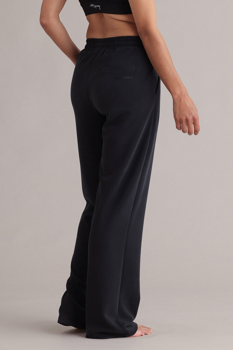 Long Jersey Pants Black | Hey Honey & Active Wear