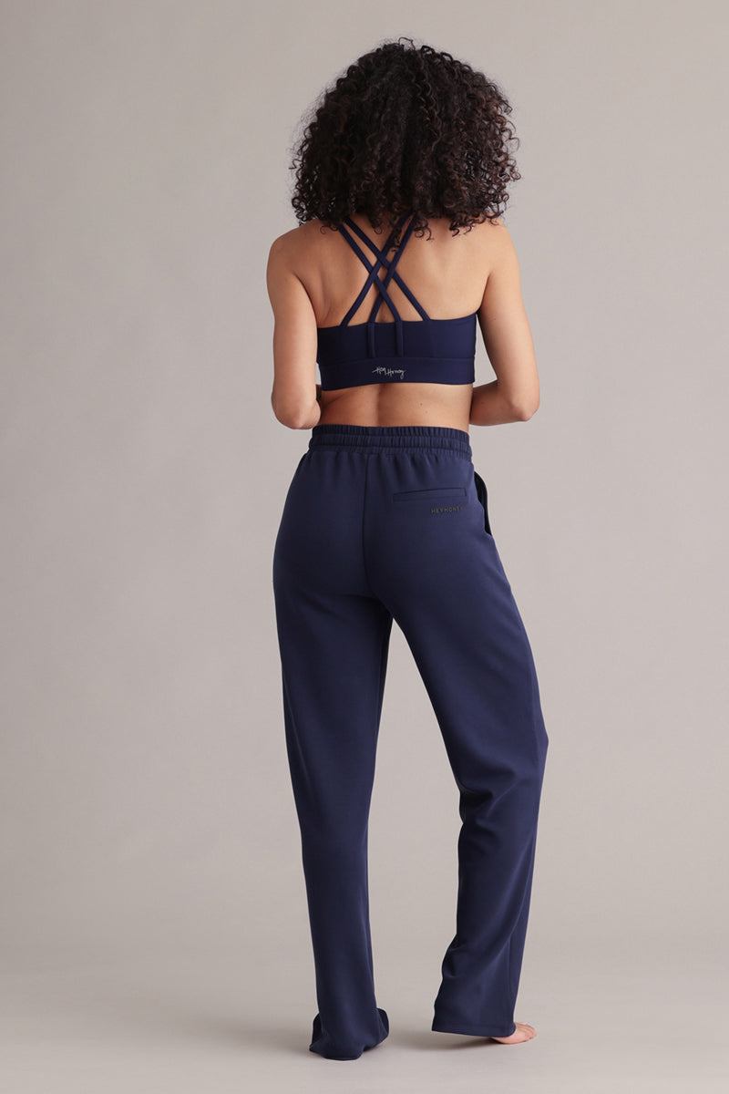Long Jersey Pants Baritone Blue | Hey Honey & Active Wear