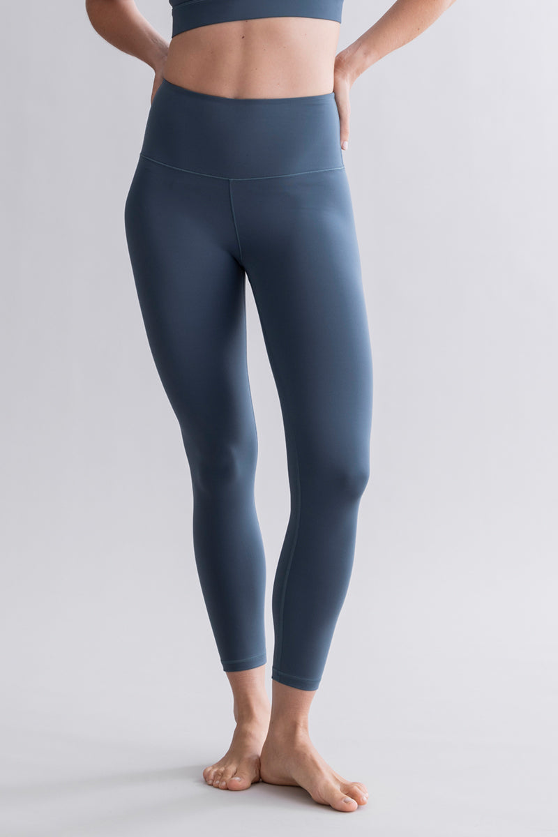 High-Waist Cropped Leggings Cotton Touch Teal | Hey Honey & Active Wear