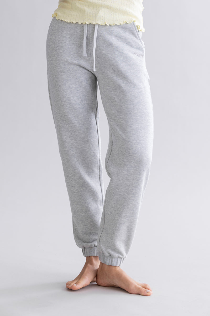 Cuff Sweat Pants Grey Melange | Hey Honey & Active Wear