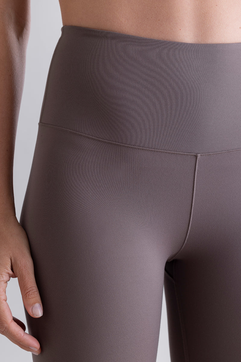High-Waist Leggings Cotton Touch Taupe