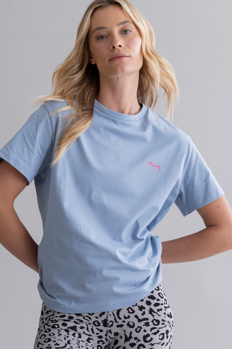 T-Shirt Love Dusty Blue | Hey Honey & Active Wear