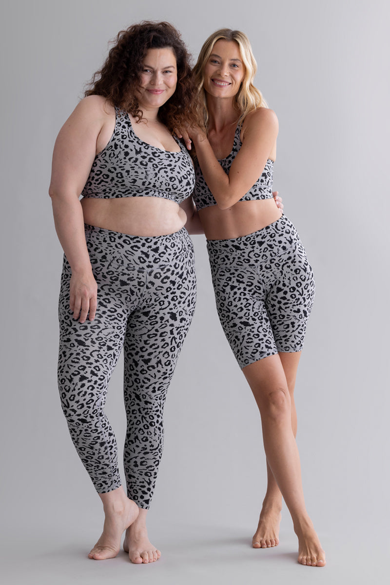 Racerback Bra Mono Leo Stone | Hey Honey & Active Wear