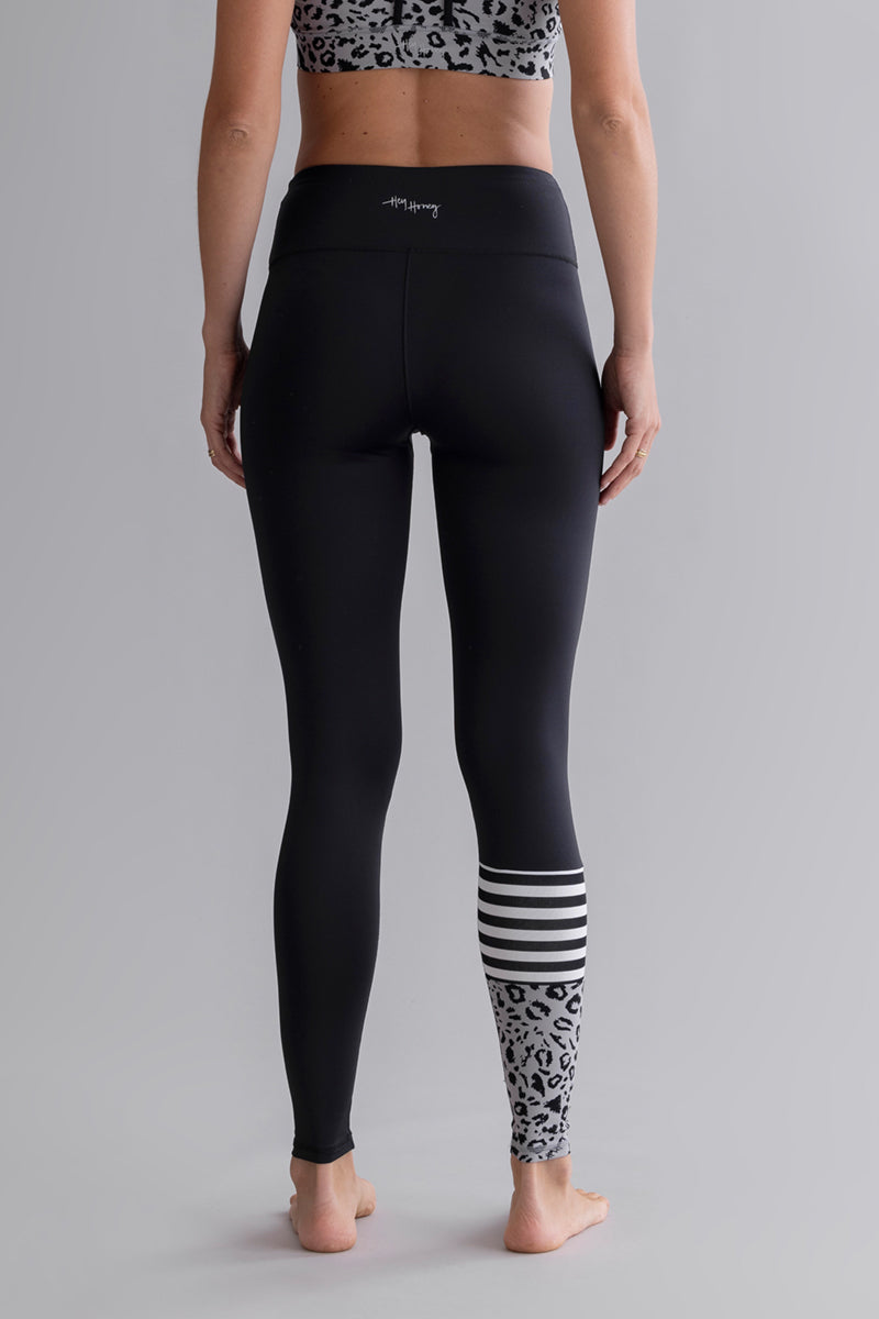 Surf Style Leggings Mono Leo Stone | Hey Honey & Active Wear