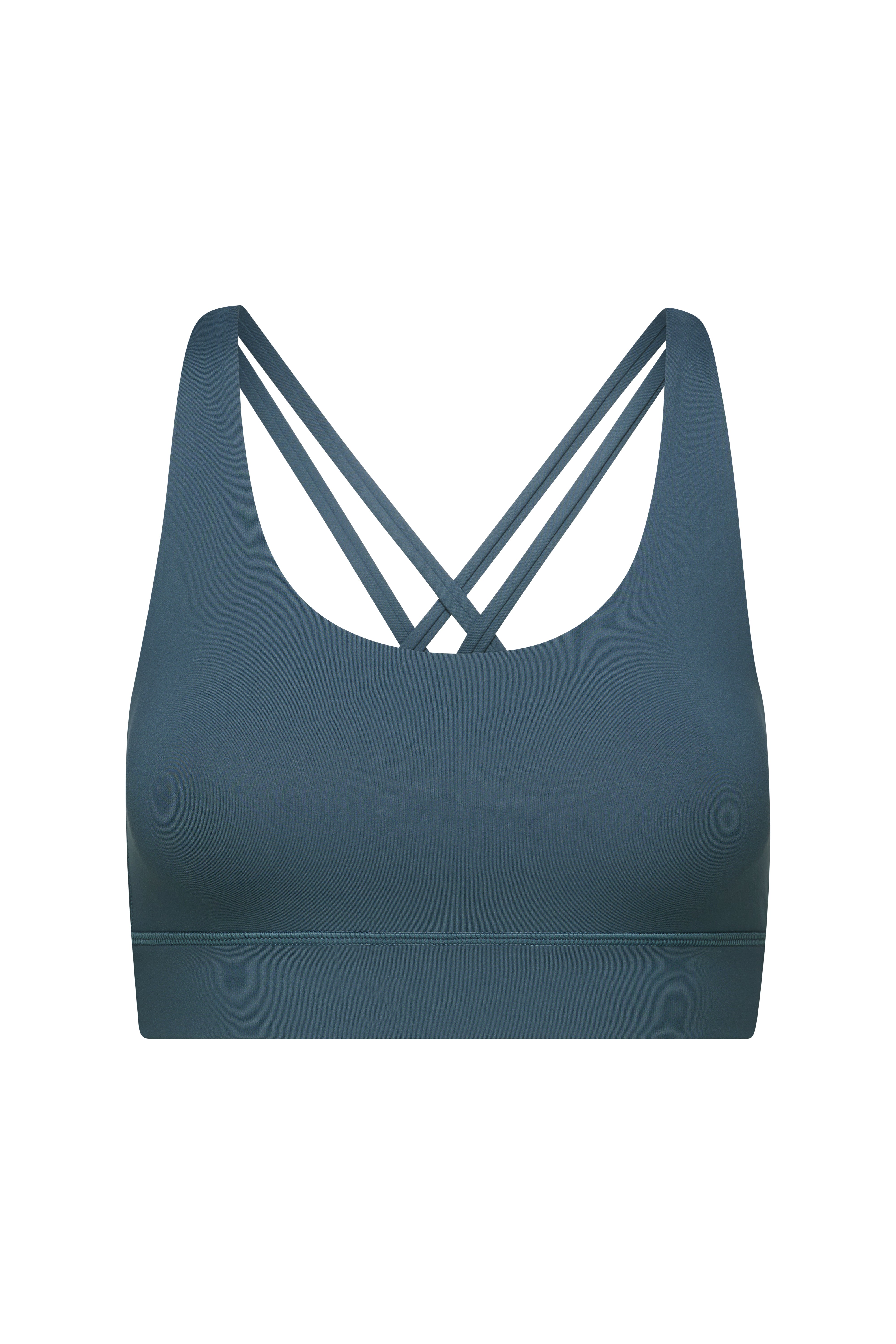 Criss-Cross Bra Cotton Touch Teal | Hey Honey & Active Wear
