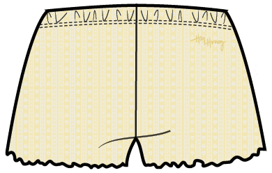 Pointelle Shorts Pastel Yellow | Hey Honey & Active Wear