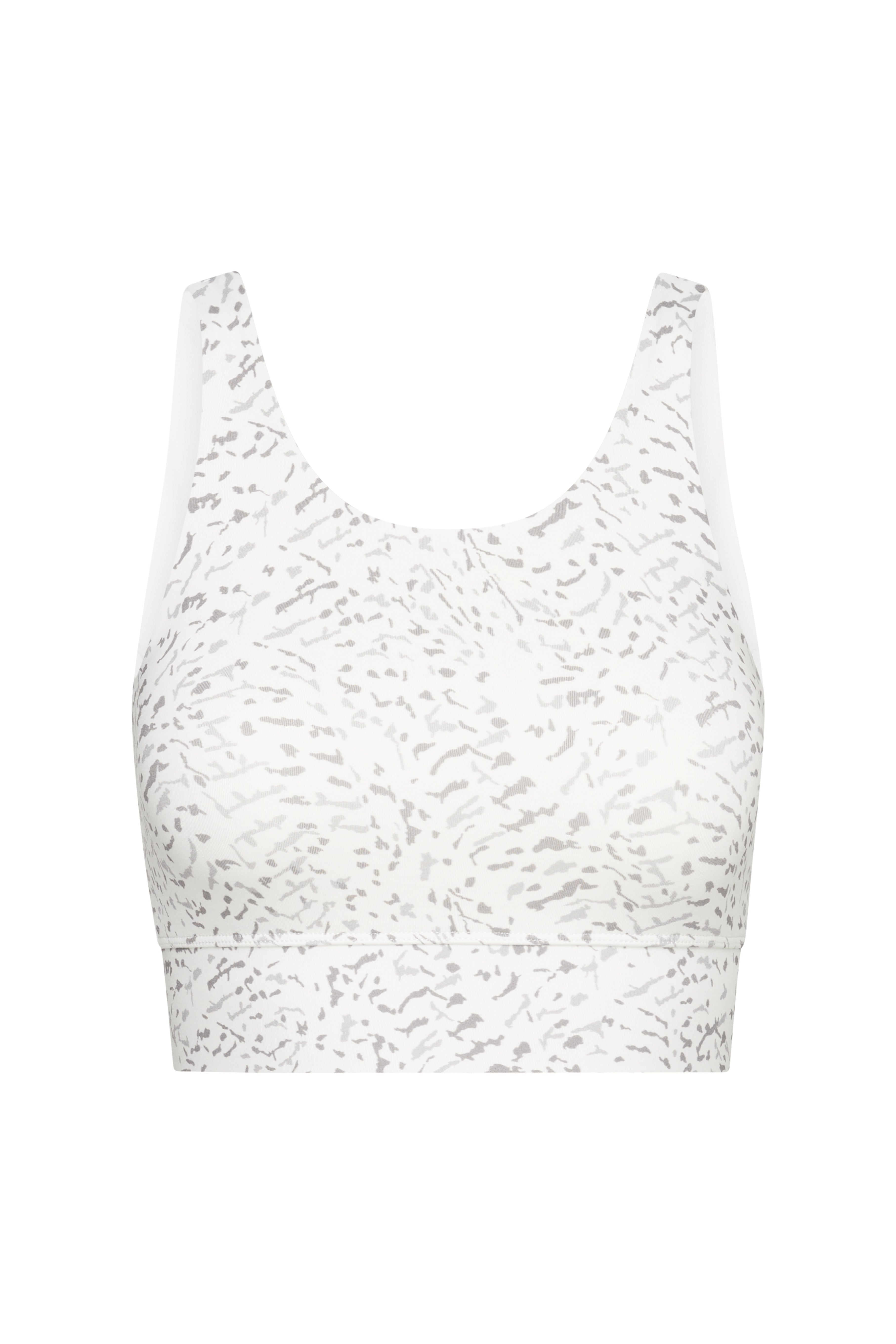 Bustier Feather White | Hey Honey Yoga & Active Wear