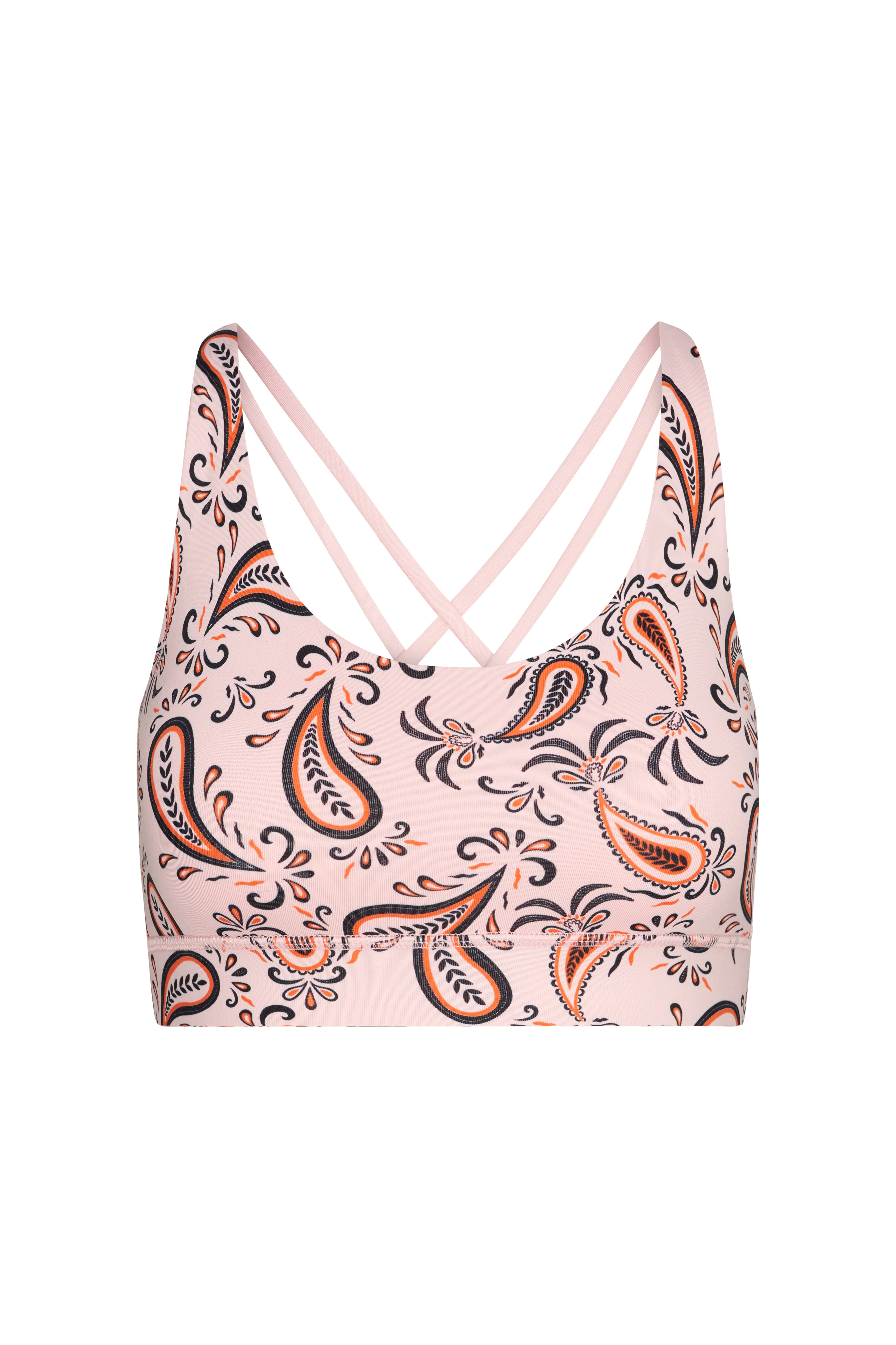 Criss-Cross Bra Bandana Candy | Hey Honey Yoga & Active Wear