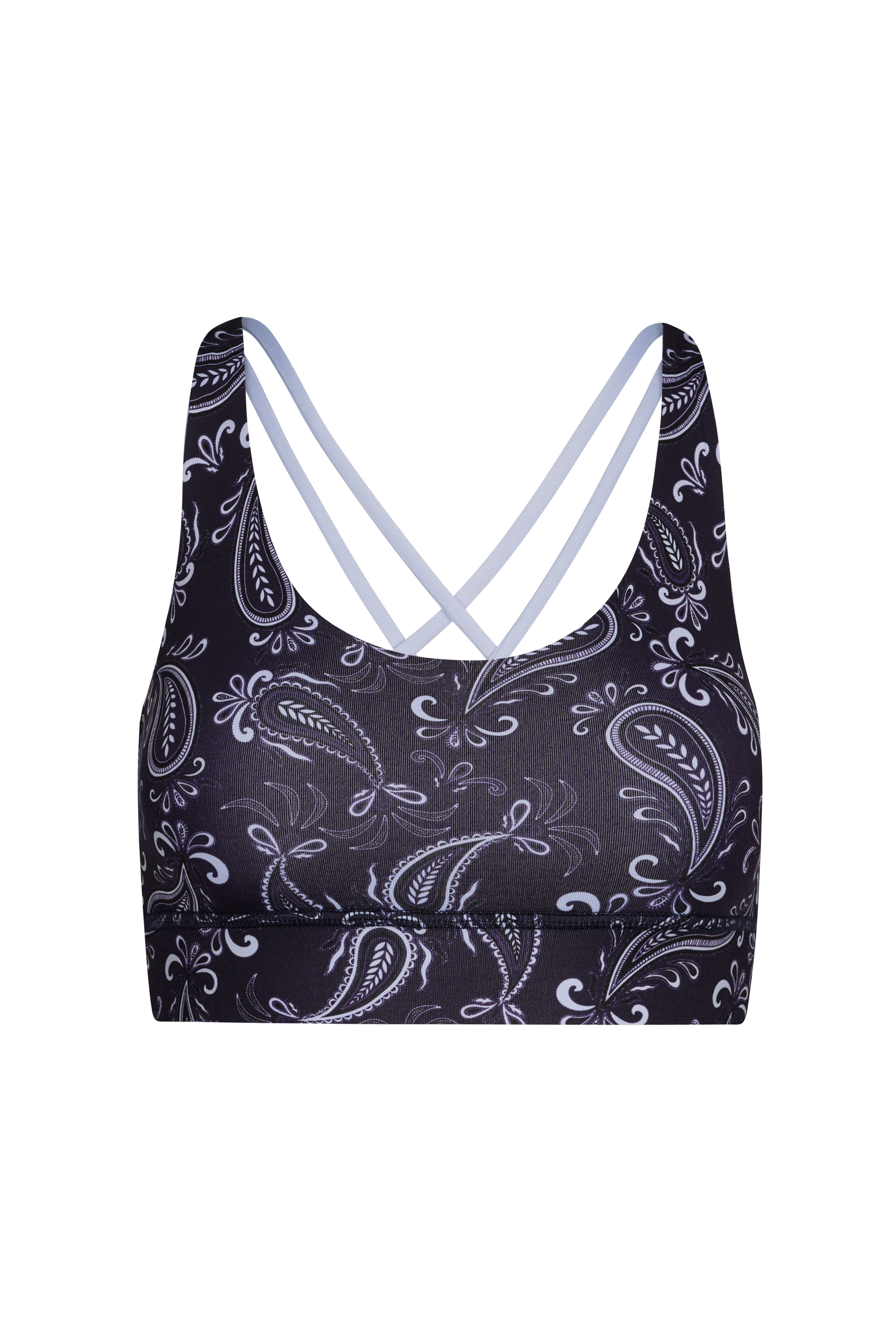 Criss-Cross Bra Bandana Eclipse | Hey Honey Yoga & Active Wear