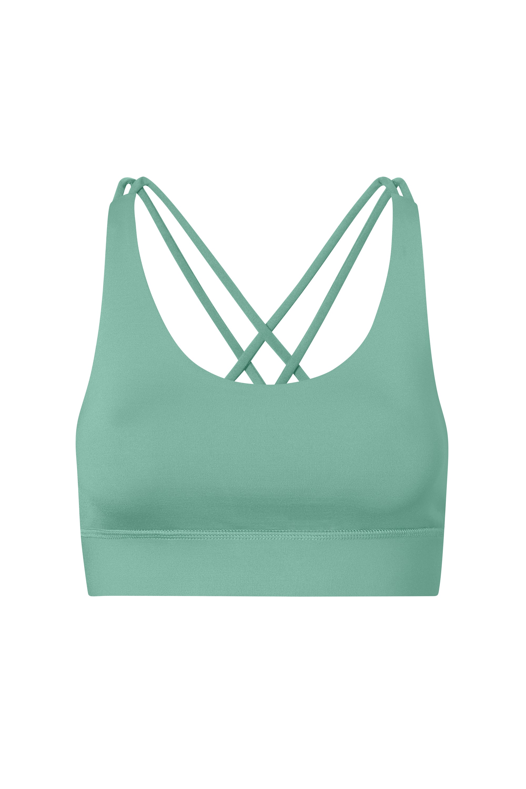 Criss-Cross Bra Jade | Hey Honey Yoga & Active Wear