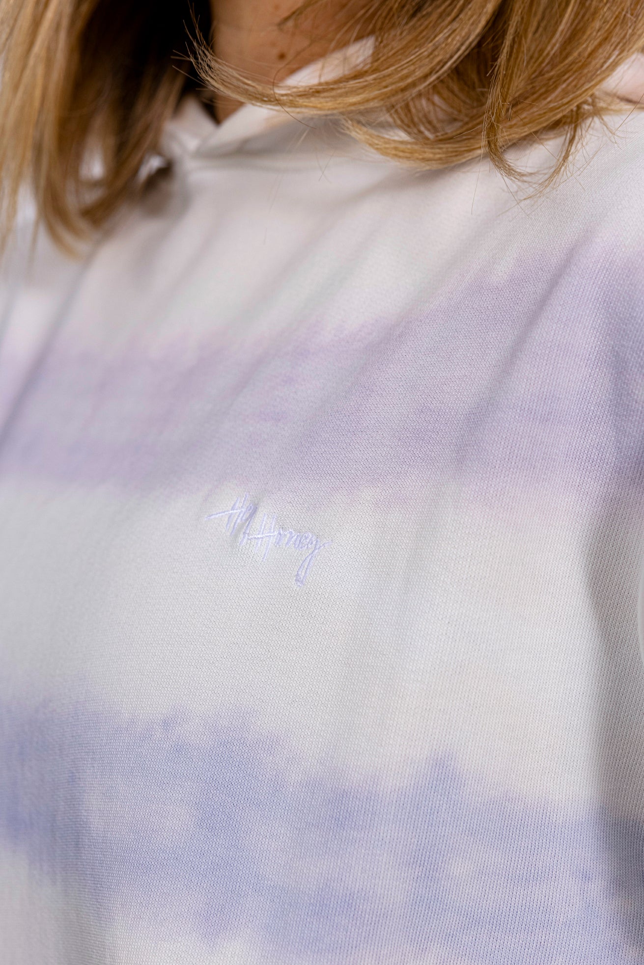 Hoodie Lilac Tie | Hey Honey Yoga & Active Wear