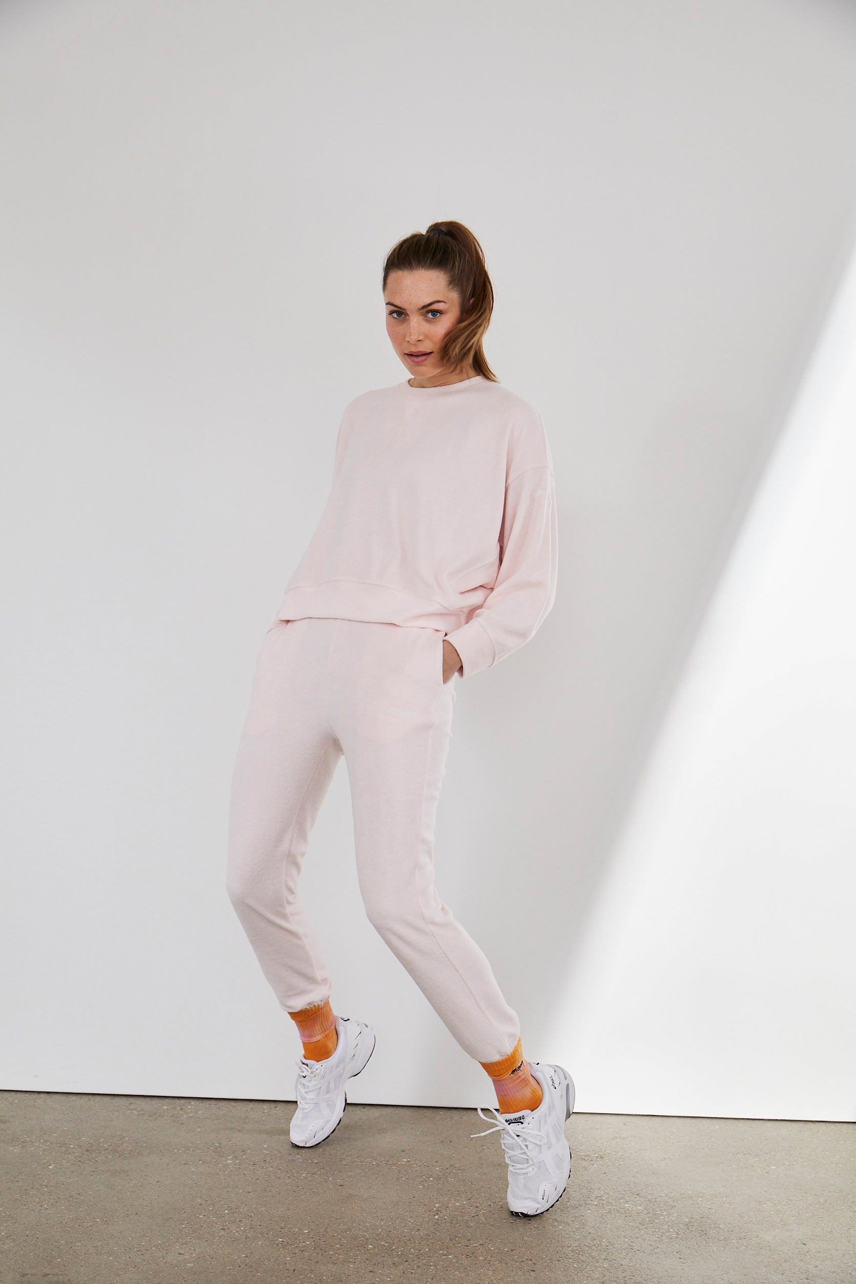 Terry Trackpant Rosé | Hey Honey Yoga & Active Wear