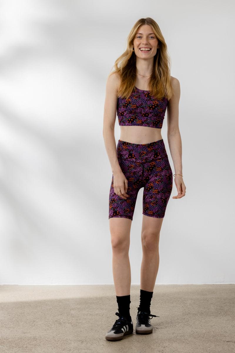 Short Millefleurs Set | Hey Honey Yoga & Active Wear