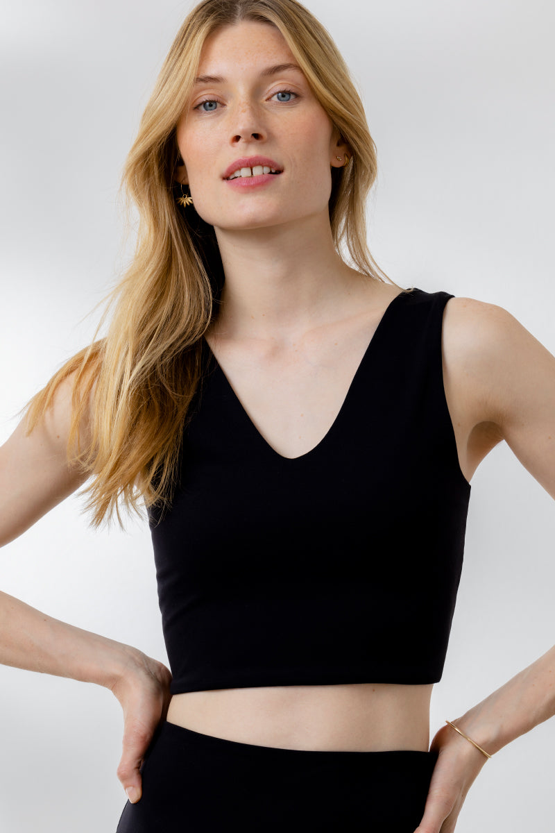 Bustier Soft Black | Hey Honey Yoga & Active Wear