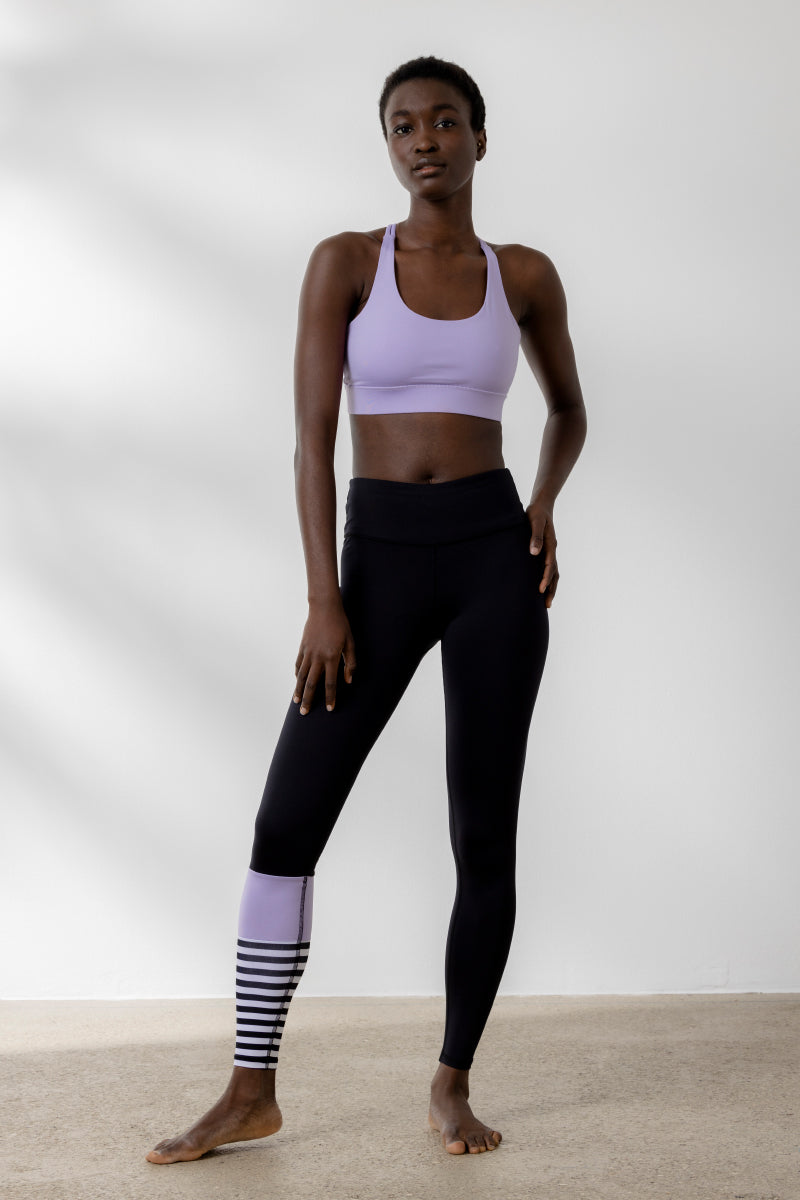 Criss-Cross Bra Lavender | Hey Honey Yoga & Active Wear