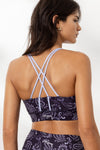 Criss-Cross Bra Bandana Eclipse | Hey Honey Yoga & Active Wear