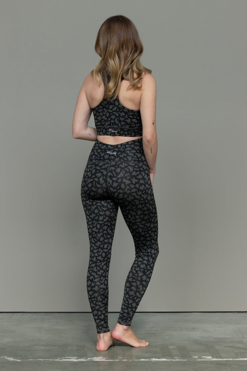 Maternity Leggings Safari Pine | Hey Honey Yoga & Active Wear