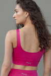 Bustier Unicolor Fuchsia | Hey Honey Yoga & Active Wear