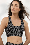 Bra Zebra Stone | Hey Honey Yoga & Active Wear