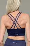 Criss-Cross Bra Unicolor Eclipse | Hey Honey Yoga & Active Wear