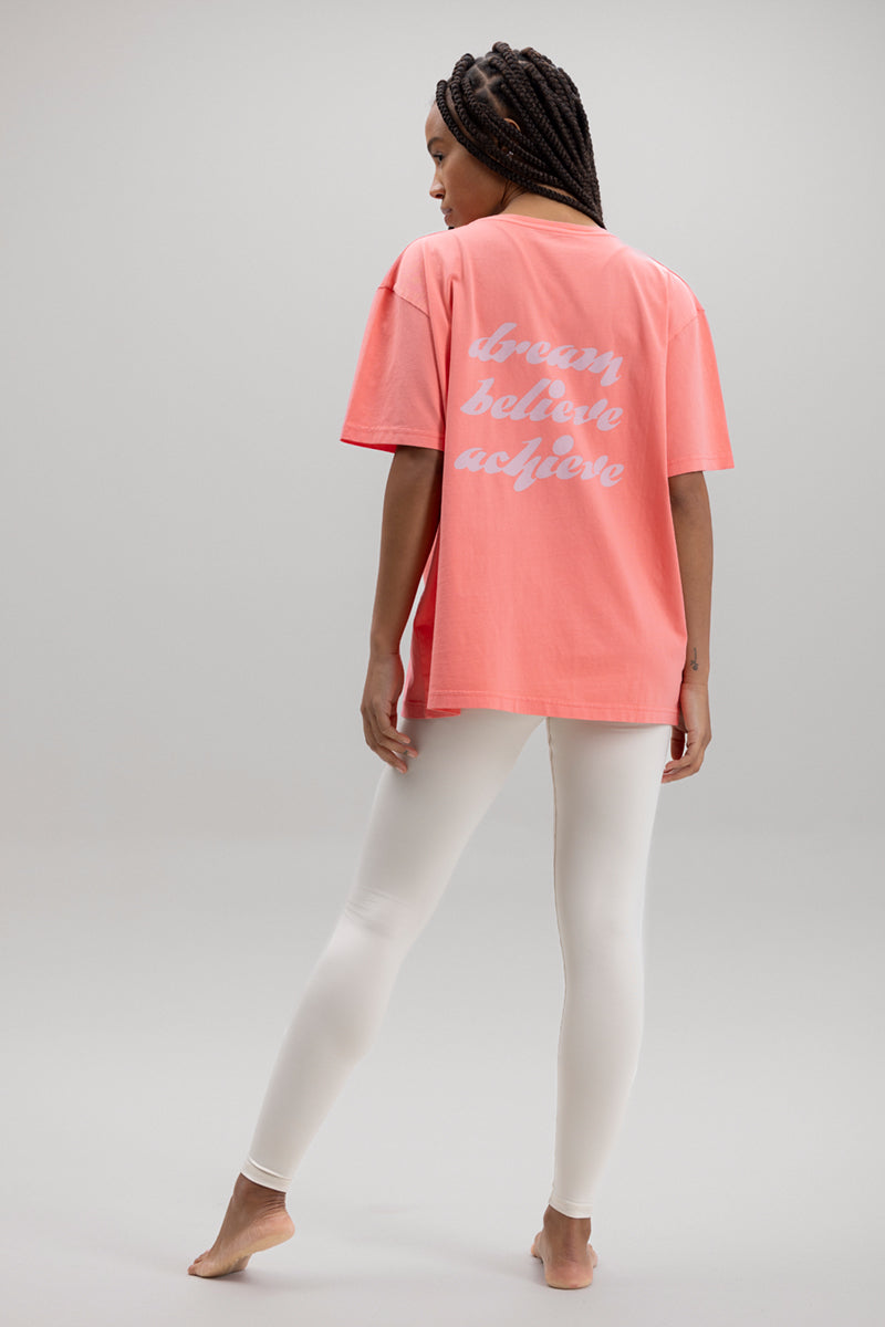 Shirt DREAM Peach | Hey Honey Yoga & Active Wear
