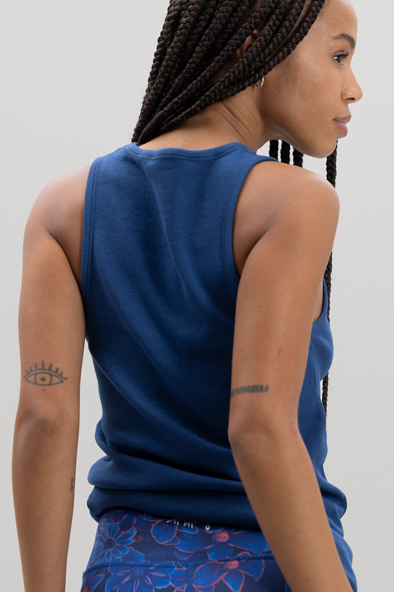Rib Tank Ocean | Hey Honey & Active Wear