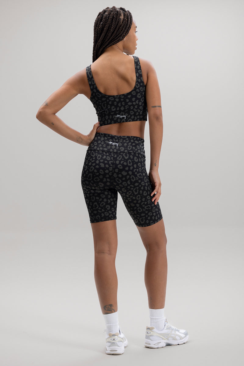 Biker LEO Black | Hey Honey Yoga & Active Wear