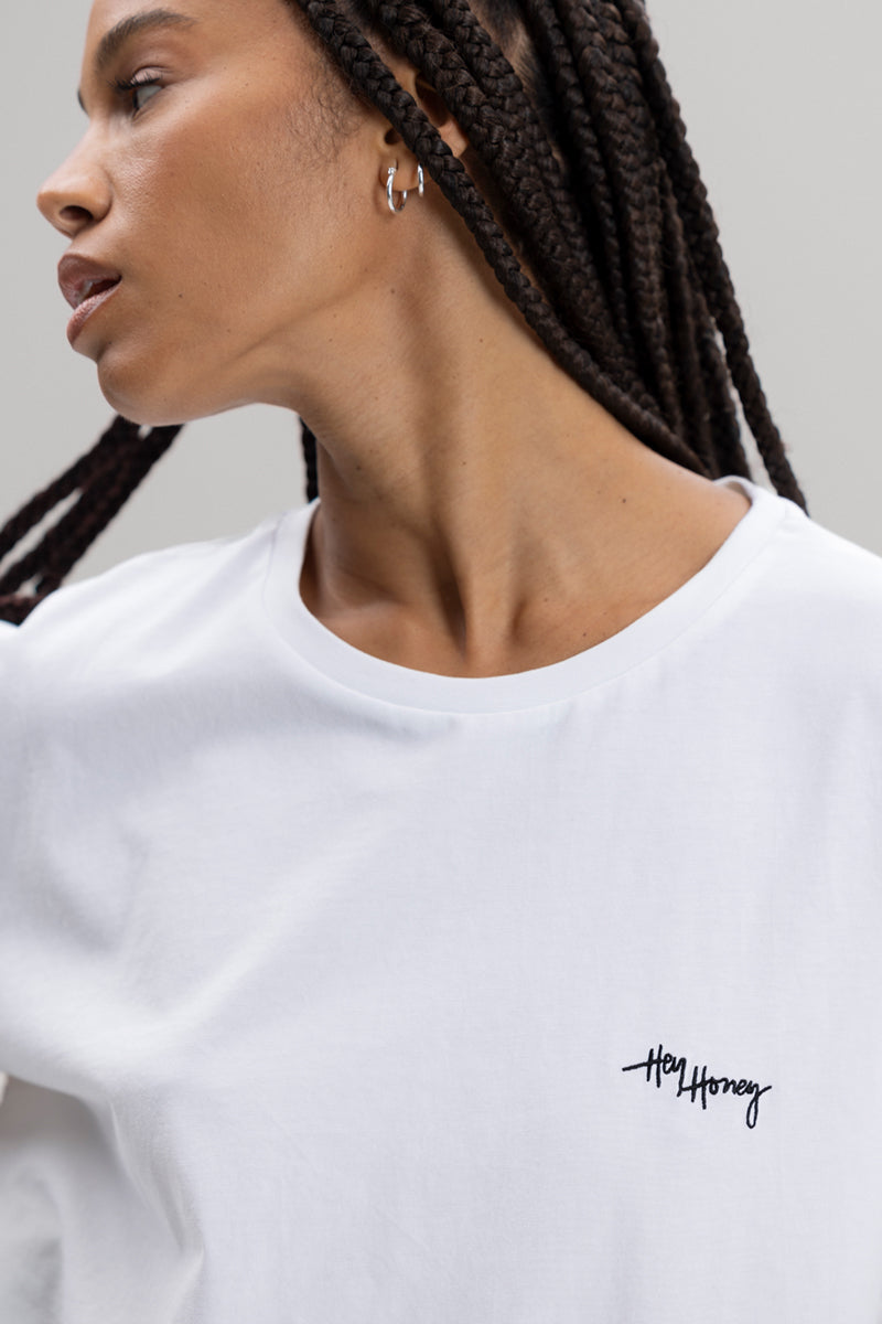 Shirt DREAM White | Hey Honey Yoga & Active Wear