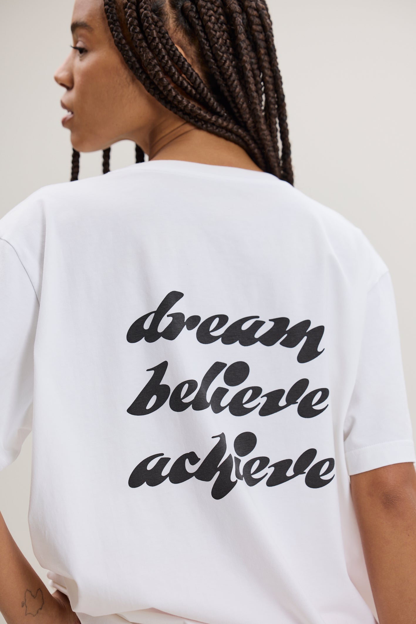 Shirt DREAM White | Hey Honey Yoga & Active Wear