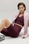 Bustier Ribbed Wine | Hey Honey & Active Wear