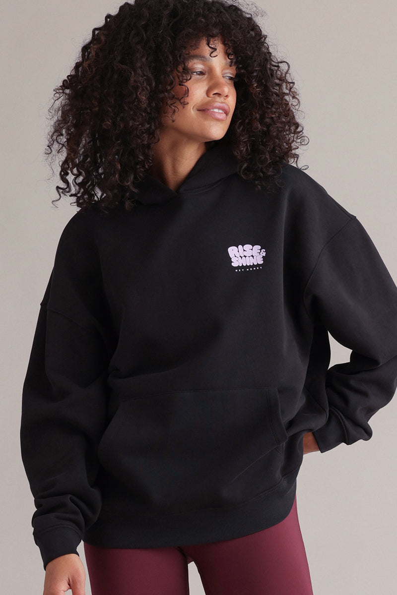 Hoodie Moon Black | Hey Honey & Active Wear