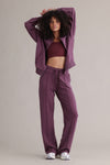 Long Jersey Pants Italian Plum | Hey Honey & Active Wear