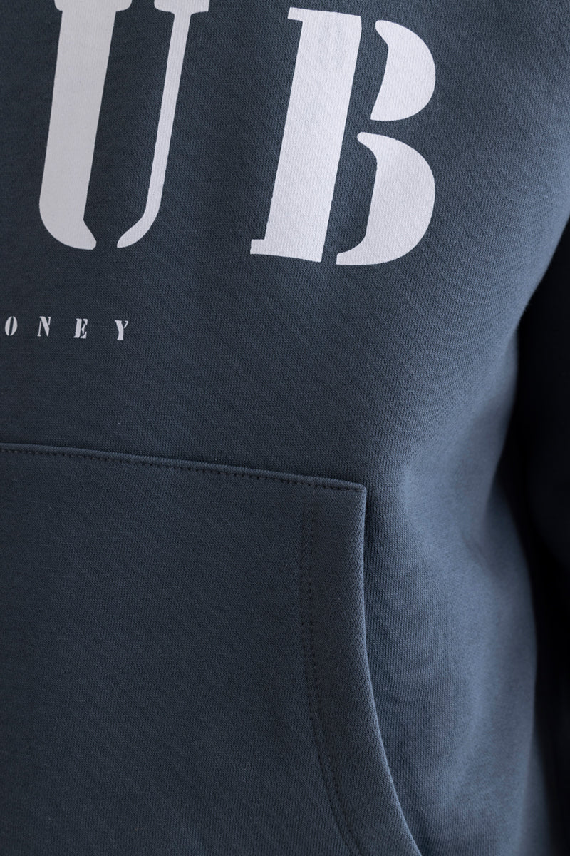 Hoodie Teal "Le Club" | Hey Honey & Active Wear