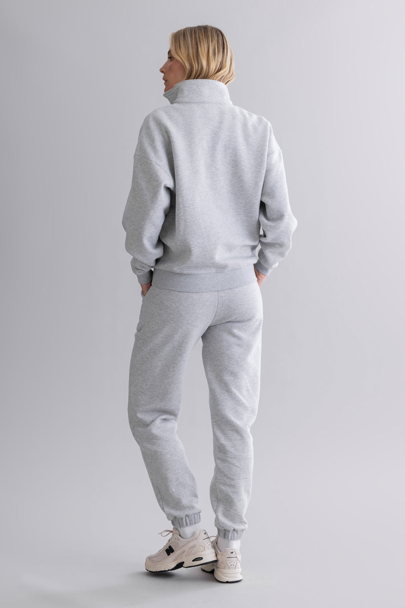 Cuff Sweat Pants Grey Melange | Hey Honey & Active Wear