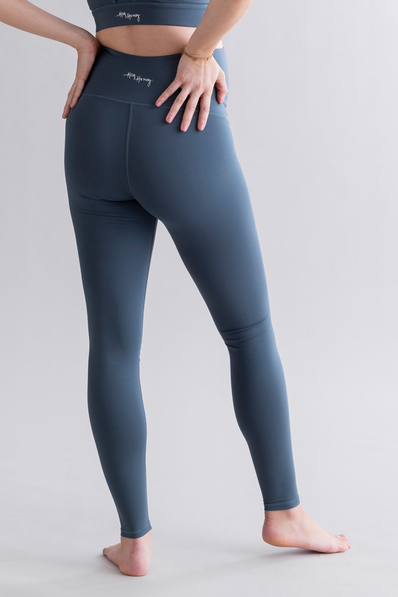 Maternity Leggings Cotton Touch Teal | Hey Honey & Active Wear