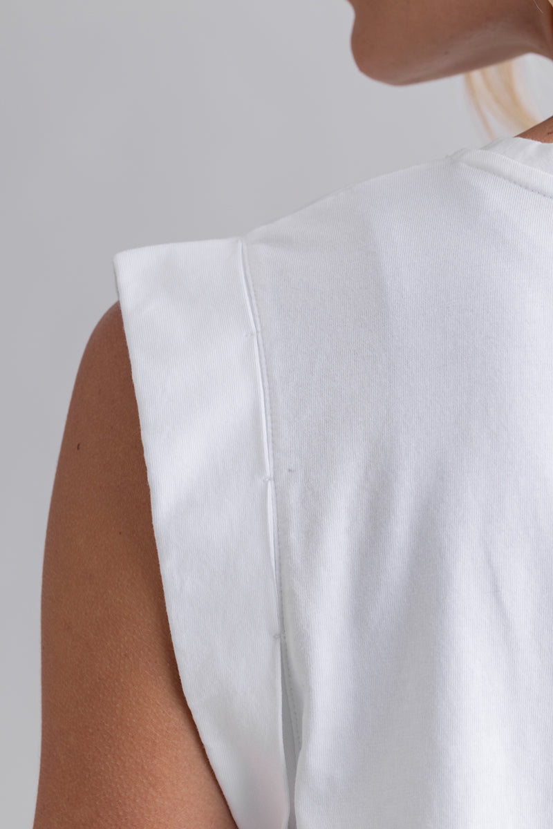 Muscle Tank Strawberries White | Hey Honey & Active Wear