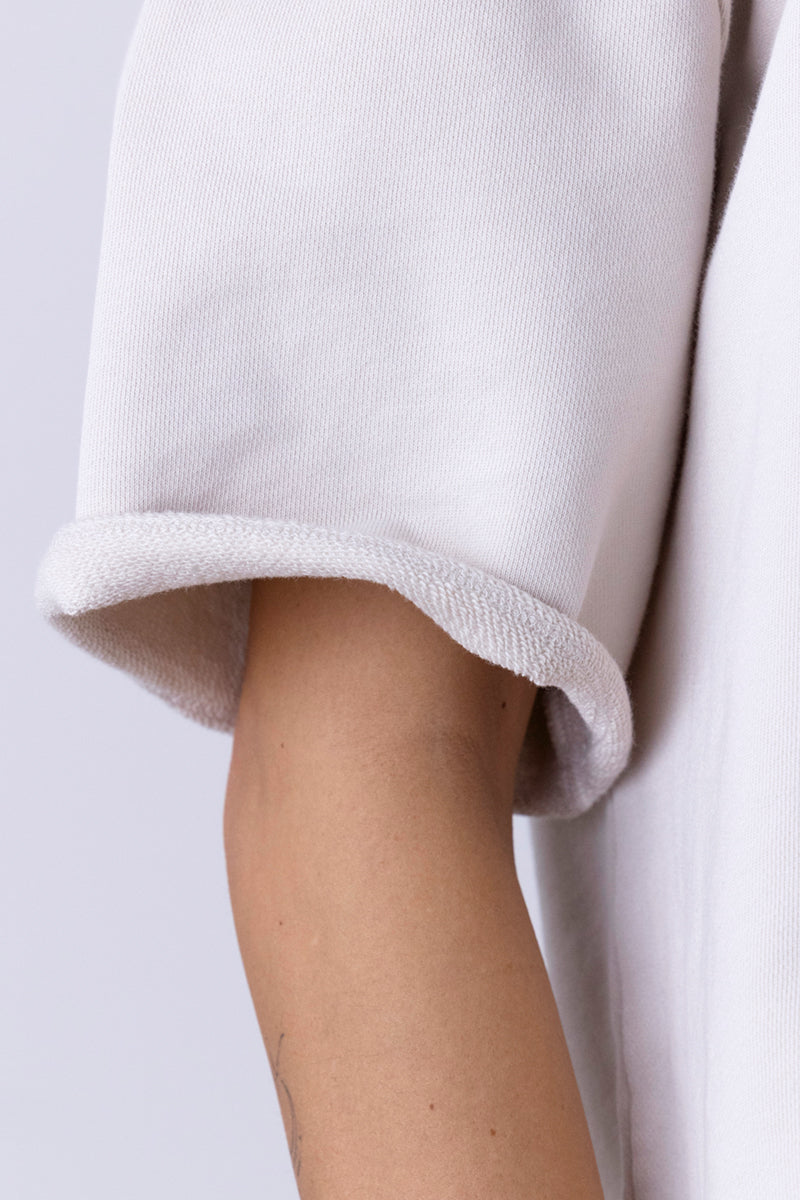 Short Sleeve Sweat Off White