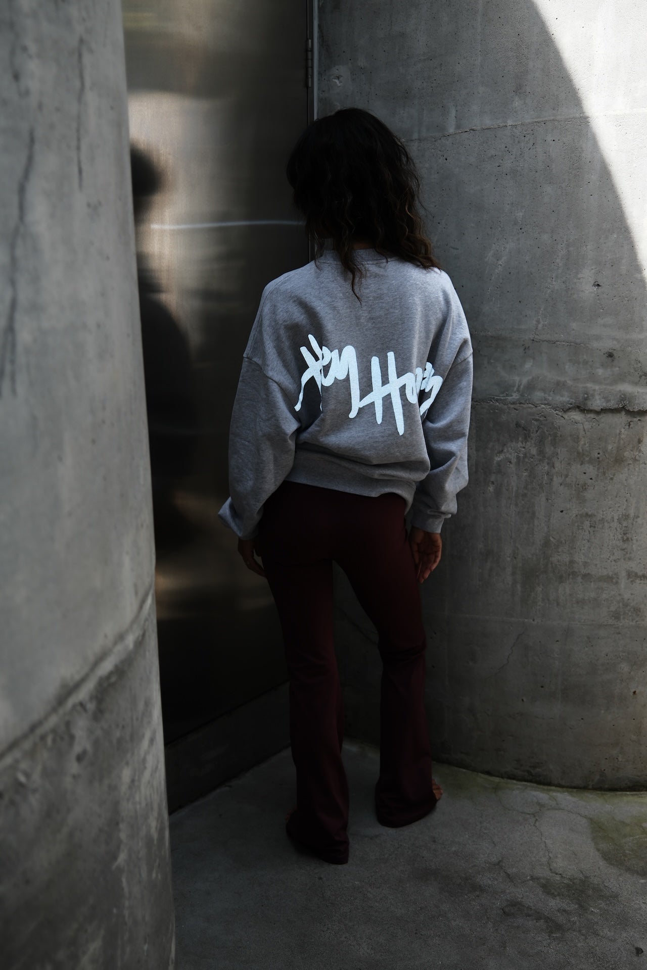 Sweatshirt Reflect Grey Melange
