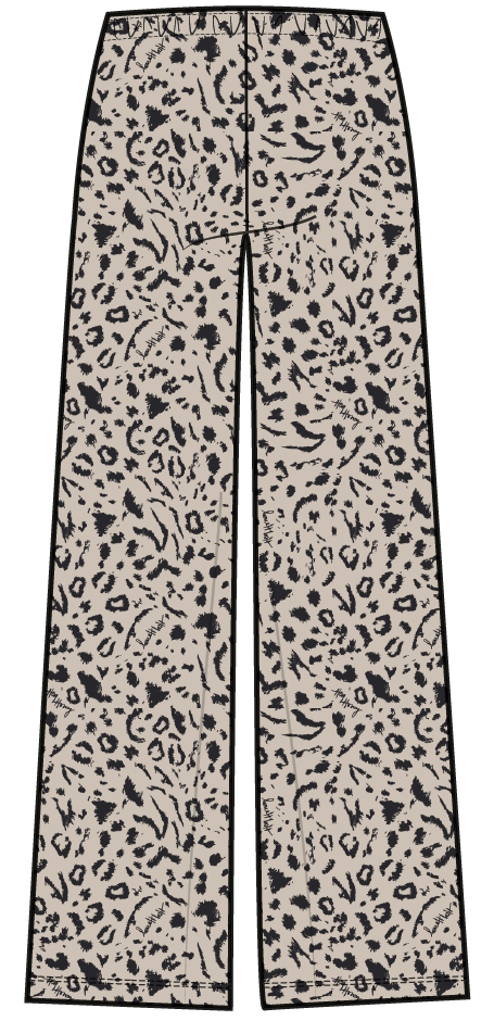 Summer Pants Mono Leo Oatmeal | Hey Honey & Active Wear