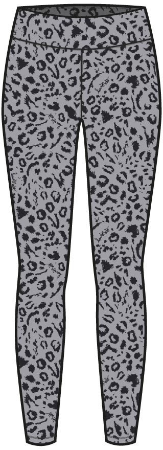 Cropped Leggings Mono Leo Stone | Hey Honey & Active Wear