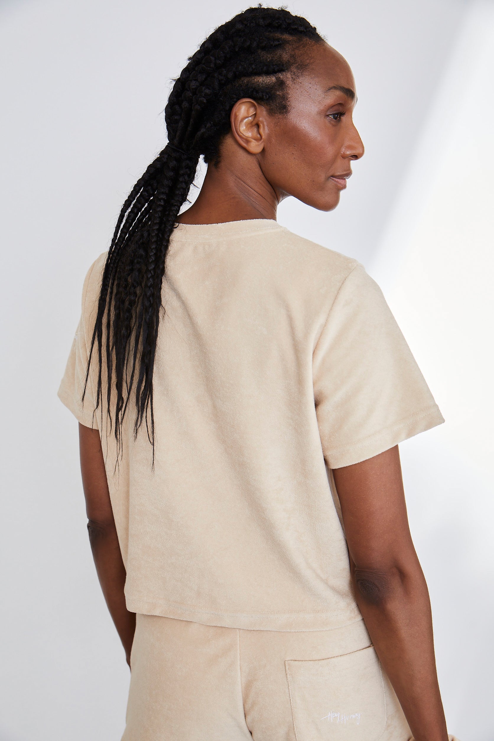 Terry Shirt Cuban Sand | Hey Honey Yoga & Active Wear