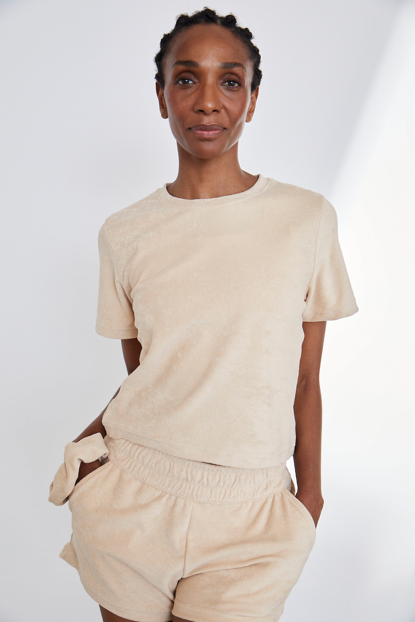 Terry Shirt Cuban Sand | Hey Honey Yoga & Active Wear