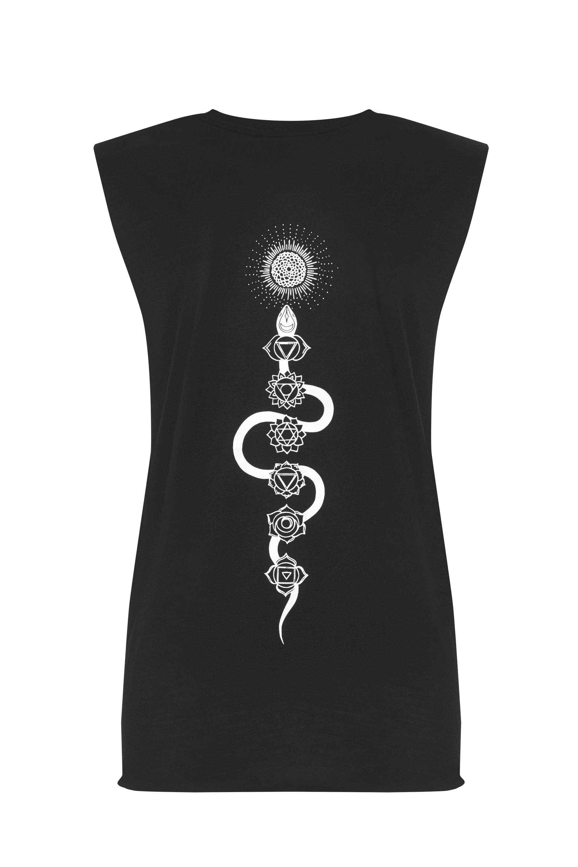 Muscle Tank Kundalini Black | Hey Honey Yoga & Active Wear