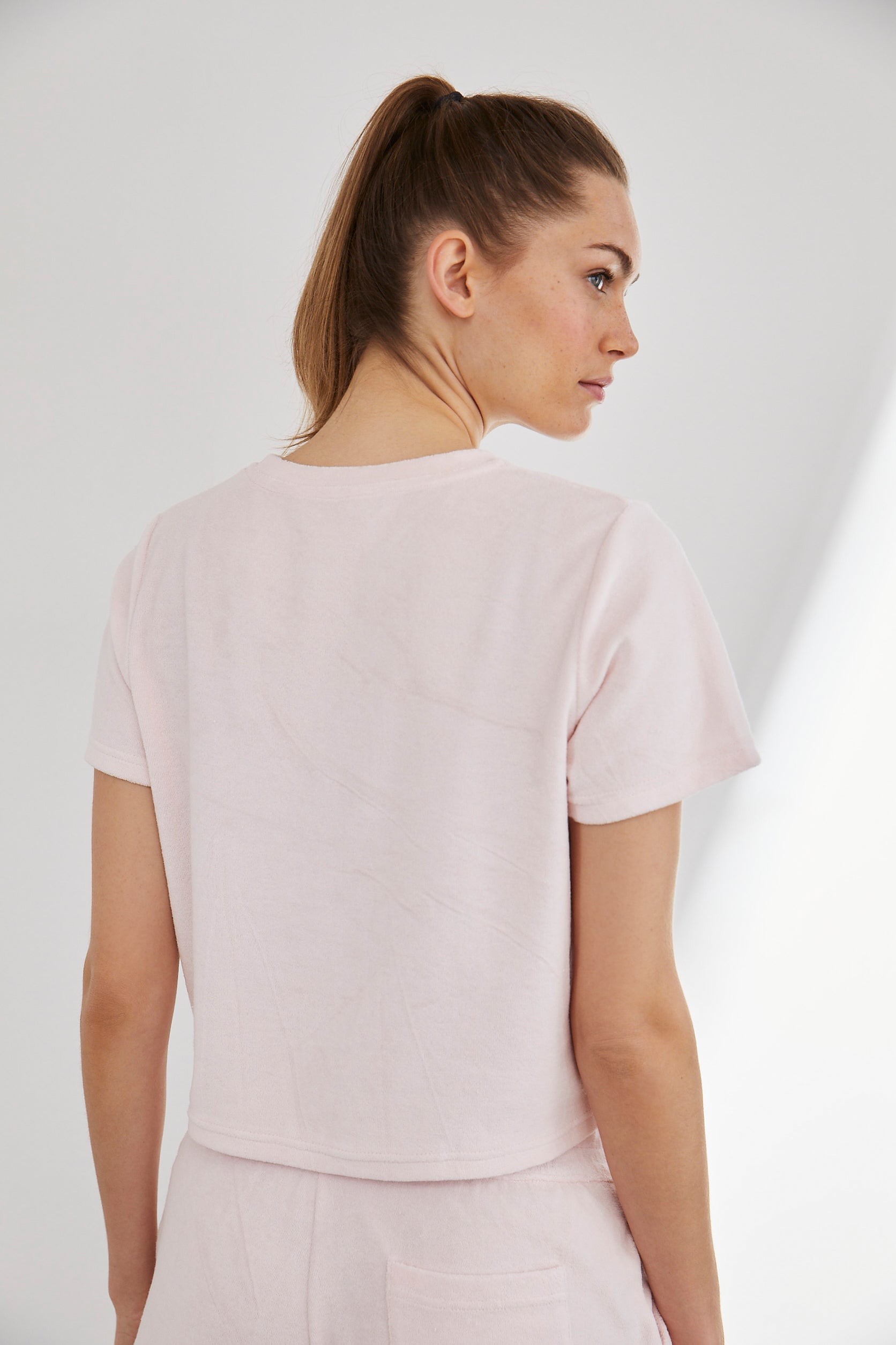 Terry Shirt Rosé | Hey Honey Yoga & Active Wear